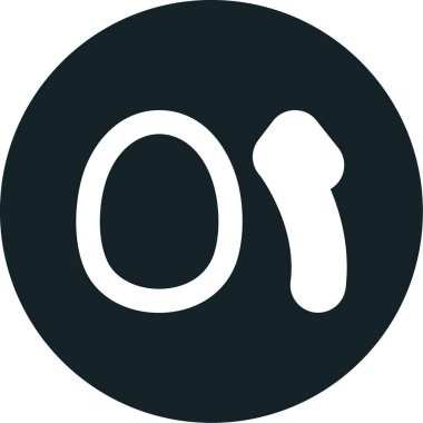 Modern b 'nin vektör illüstrasyonu eksik simgesi