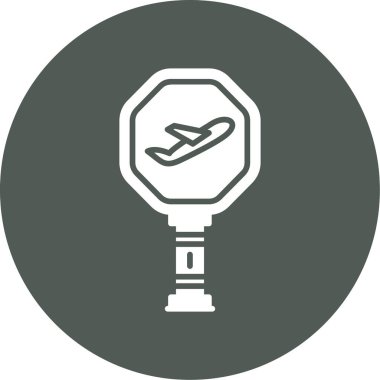 Vektör hava balonu simgesini