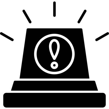 ünlem işareti simgesi, vektör illüstrasyonu