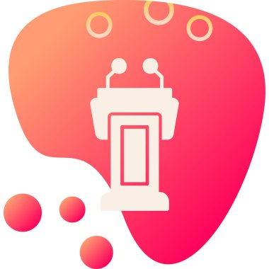 Beyin düşünme simgesi, vektör illüstrasyonu