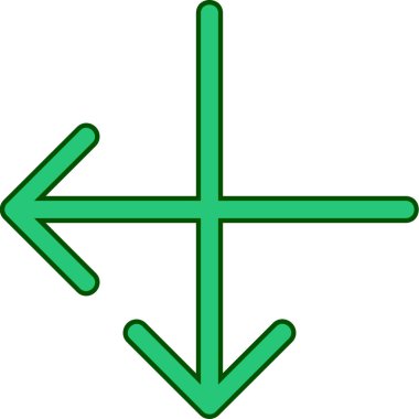 Ok. Web simgesi basit illüstrasyon