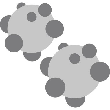 Virüs bakteri vektör simgesi