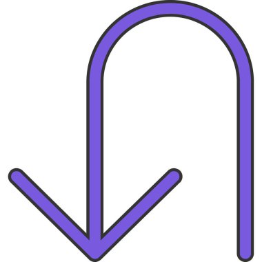 Ok. Web simgesi basit illüstrasyon