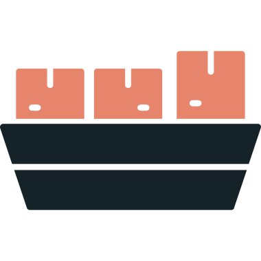 Gemi vektör simgesini gezdir