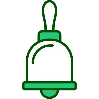 Çizgi film Noel çanının vektör çizimi