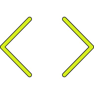 Oklar düz vektör simgesi