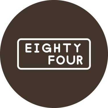 Altı numaralı metnin vektör illüstrasyonu