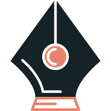 Bir pusulanın vektör illüstrasyonu