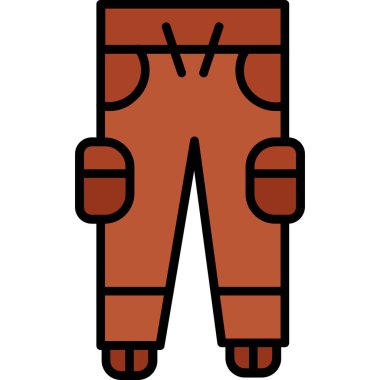 Ceket. Web simgesi basit illüstrasyon