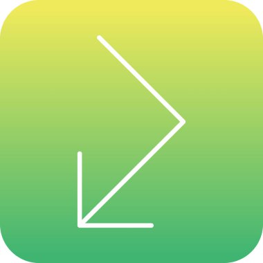 Projeniz için ok yönü simgesi