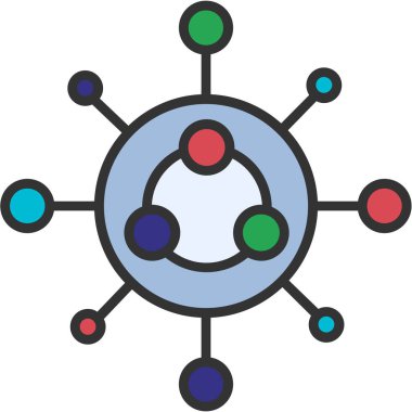 küresel ağ. Basit resimleme