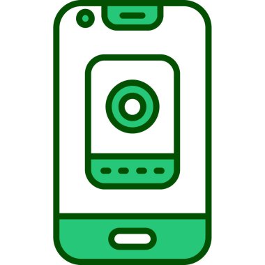 cep telefonu simgesi. vektör illüstrasyonu