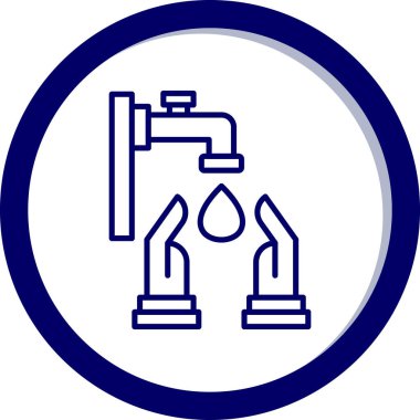 tap. Web simgesi basit illüstrasyon