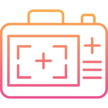 tıbbi ve sağlık hattı simgesi.