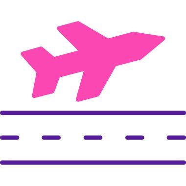 flight icon vector illustration