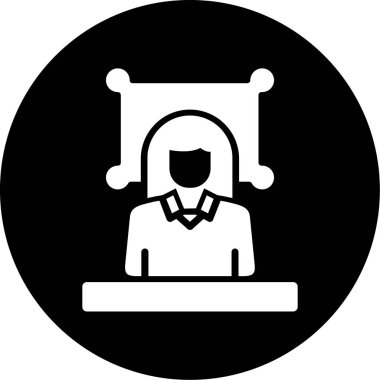 Brezilya bayrağı taşıyan bir kişinin vektör simgesi