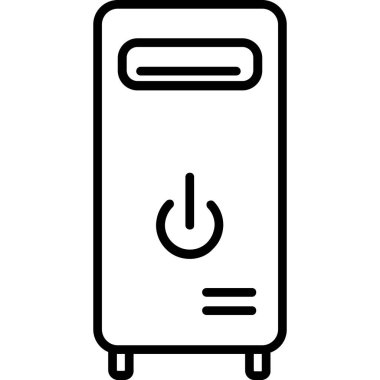 Elektrik güç vektör simgesi