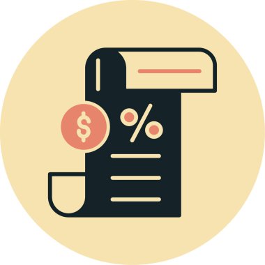 Bir fiyat etiketi simgesinin vektör çizimi