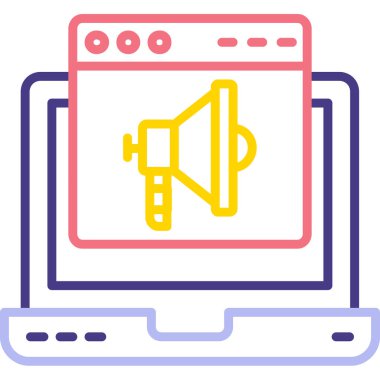 Ağ simgesi. vektör illüstrasyonu