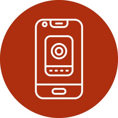 Telefon simgesinin vektör illüstrasyonu