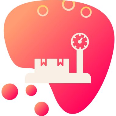 Fabrikanın basit web simgesi vektör simgesi