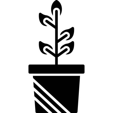 bitki simgesi vektör illüstrasyonu