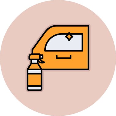 Şişenin dövme stili çizgi film stili çıkartması.