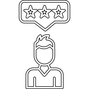 derecelendirme yıldızları müşteri servisi simgesi