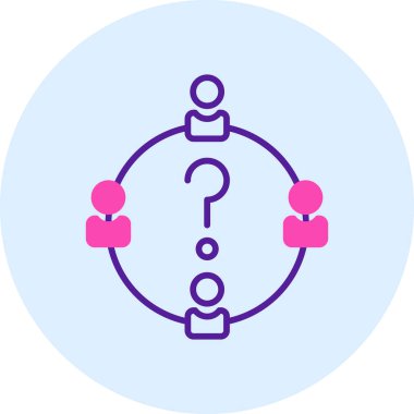 Müşteri geldi. Web simgesi basit illüstrasyon