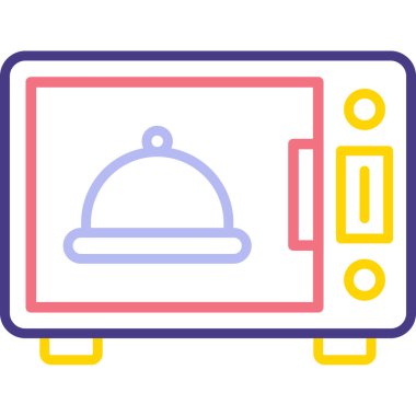 Otel modern simge vektör illüstrasyonu