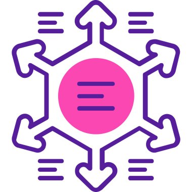 Kar tanesi. Web simgesi basit illüstrasyon