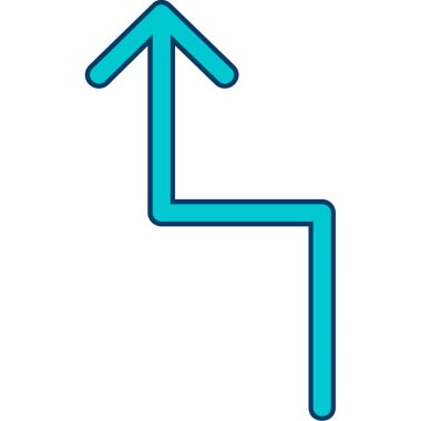 Ok. Web simgesi basit illüstrasyon