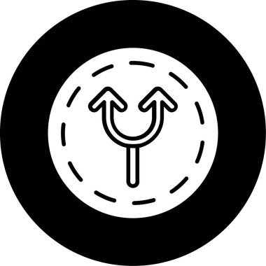 Modern bir simgenin vektör illüstrasyonu