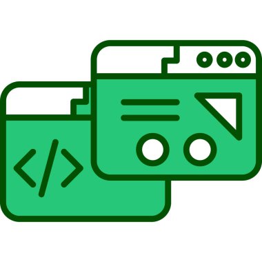 Yazıcı simgesi vektör illüstrasyonu