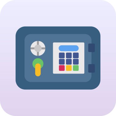 hesap makinesi simgesi vektör illüstrasyonu