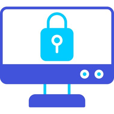 Bilgisayar anahtarı. Basit resimleme