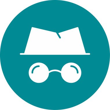 Şapkalı bir adamın vektör çizimi