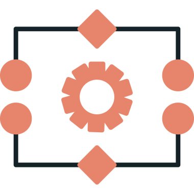 seo modern simgesinin vektör illüstrasyonu