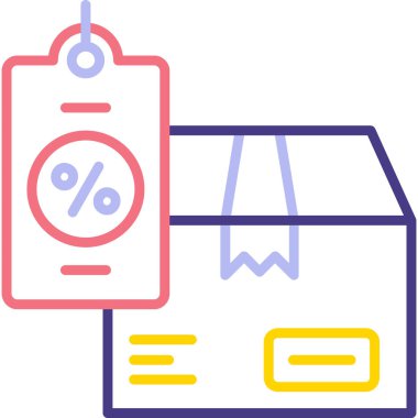 Alışveriş. Web simgesi basit illüstrasyon