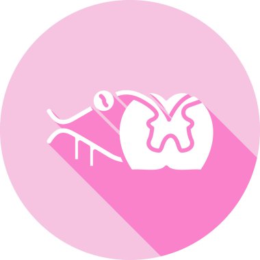 İnsan dişinin vektör çizimi