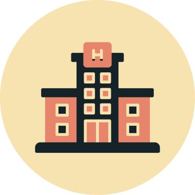 okul oluşturma vektör simgesi