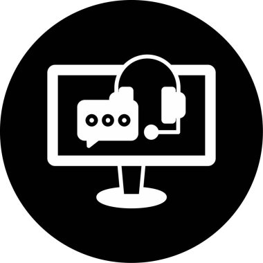 Konuş. Web simgesi basit tasarım