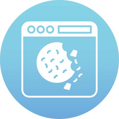 çamaşır makinesi simgesi, vektör illüstrasyonu