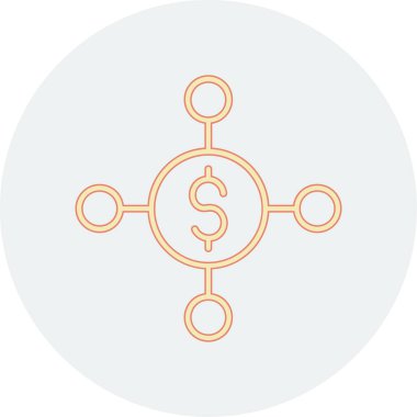 ağ paylaşım simgesi çizimi