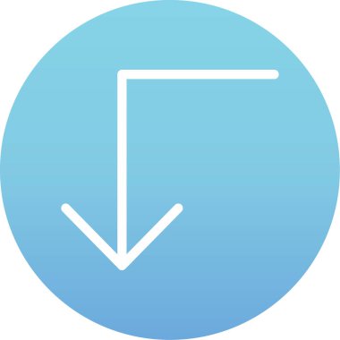 ok simgesinin vektör illüstrasyonu