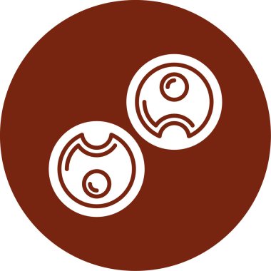 Modern b 'nin vektör illüstrasyonu simge müziğinden yoksun