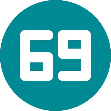 686 glyph vektör simgesi tasarımı