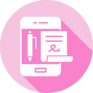 cep telefonu vektör simgesi modern illüstrasyon