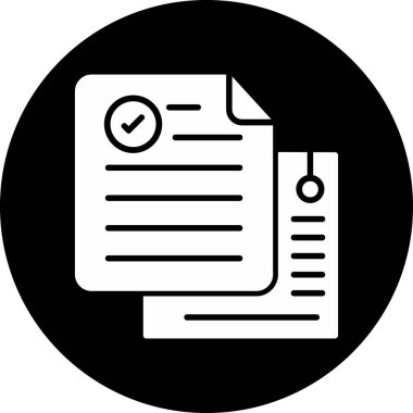 Vektör belgesi Simge illüstrasyonu