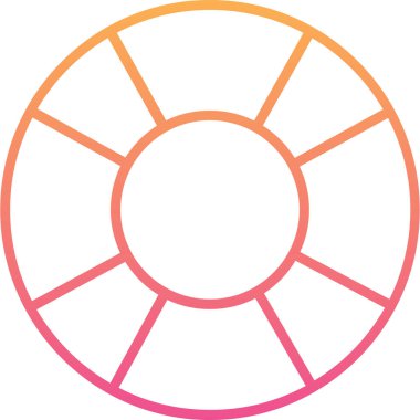 Güzel bir çiçeğin vektör çizimi